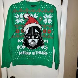 Star Wars Christmas Sweatshirt S Merry Sithmas Disney